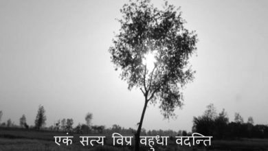 Photo of एकं सद् विप्रा बहुधा वदन्ति