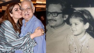 Photo of पिता रवि टंडन की मौत पर रवीना ने शेयर किया इमोशनल नोट